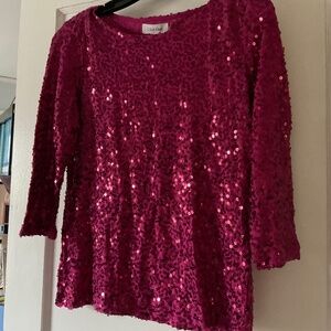 Sequin top